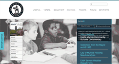 Desktop Screenshot of cityofmuncie.com